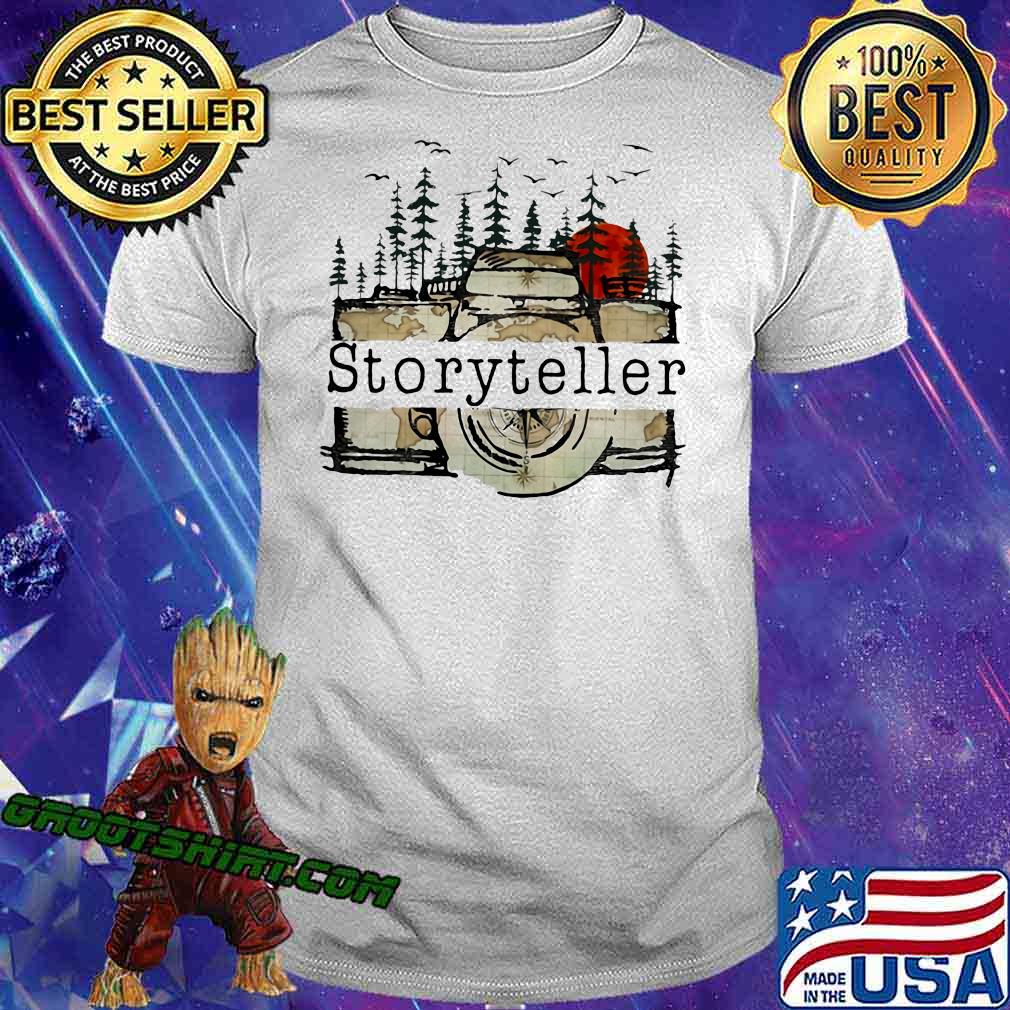 Storyteller Camera Photographer Moon Blood Shirt