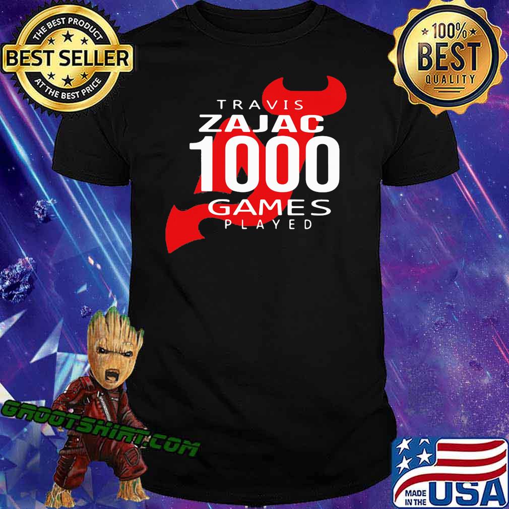 Trvis Zajac 1000 Games Played Shirt