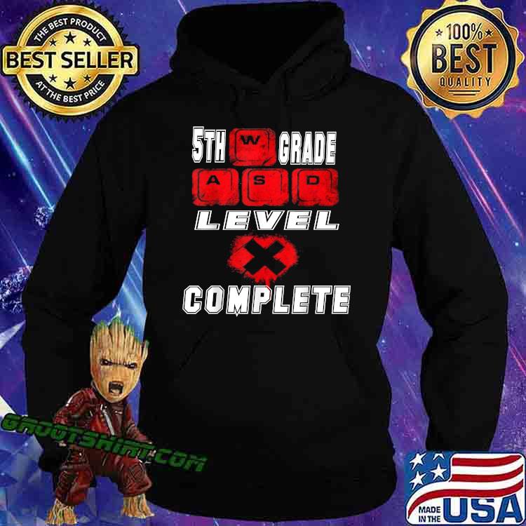 21 5th Grade Level Complete Graduation Gamer Graduationshirt Hoodie Sweater Long Sleeve And Tank Top