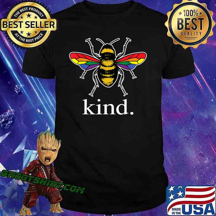 Bee Kind LGBTQ Ally Gay Pride T-Shirt