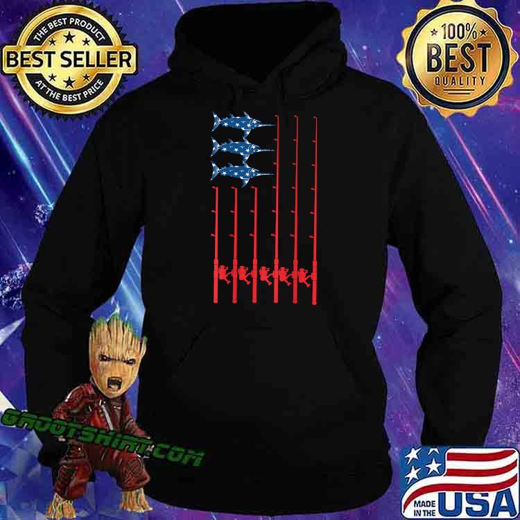 Fathers Day Fishing american T-Shirt Hoodie