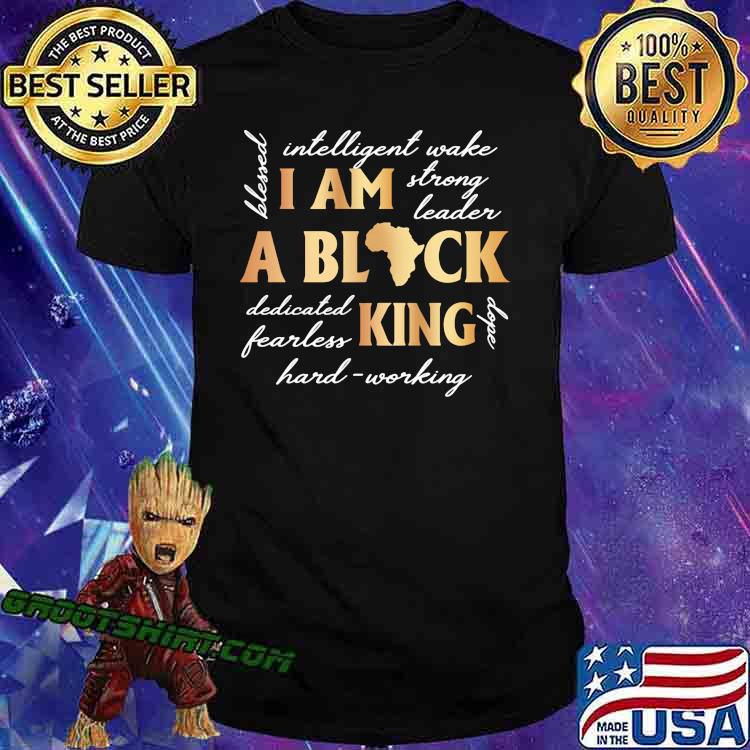 I am a black king shirt