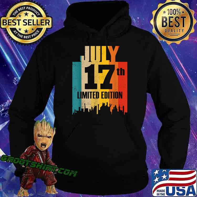 July 17 Limited Edition Vintage T-Shirt Hoodie