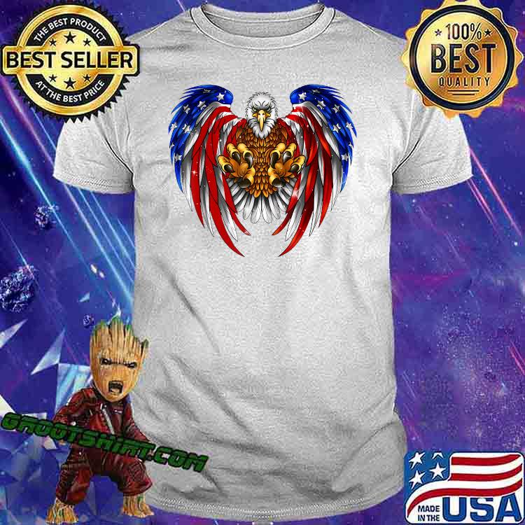 Patriotic Eagle 4th of July USA American Flag T-Shirt