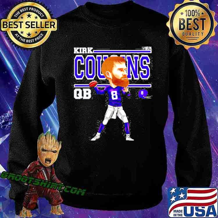 Kirk Cousins 8 Minnesota Vikings of football retro Shirt, hoodie, sweater,  long sleeve and tank top