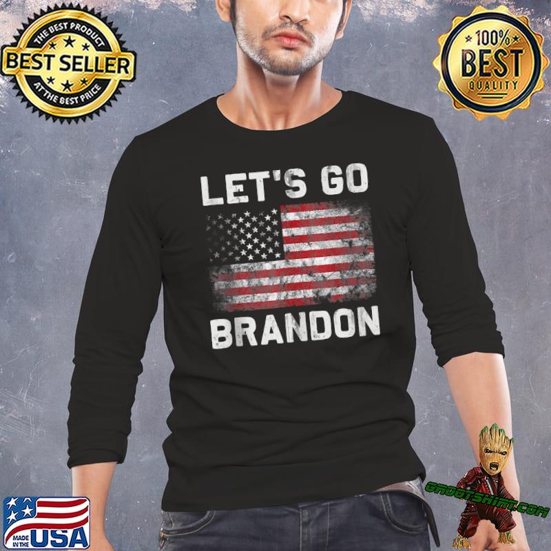 Lets Go Brandon Let S Go Brandon Us Flag Colors T Shirt Hoodie Sweater Long Sleeve And Tank Top