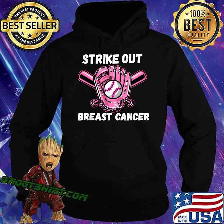 Strike Out Breast Cancer Awareness Month Baseball Softball T-Shirt