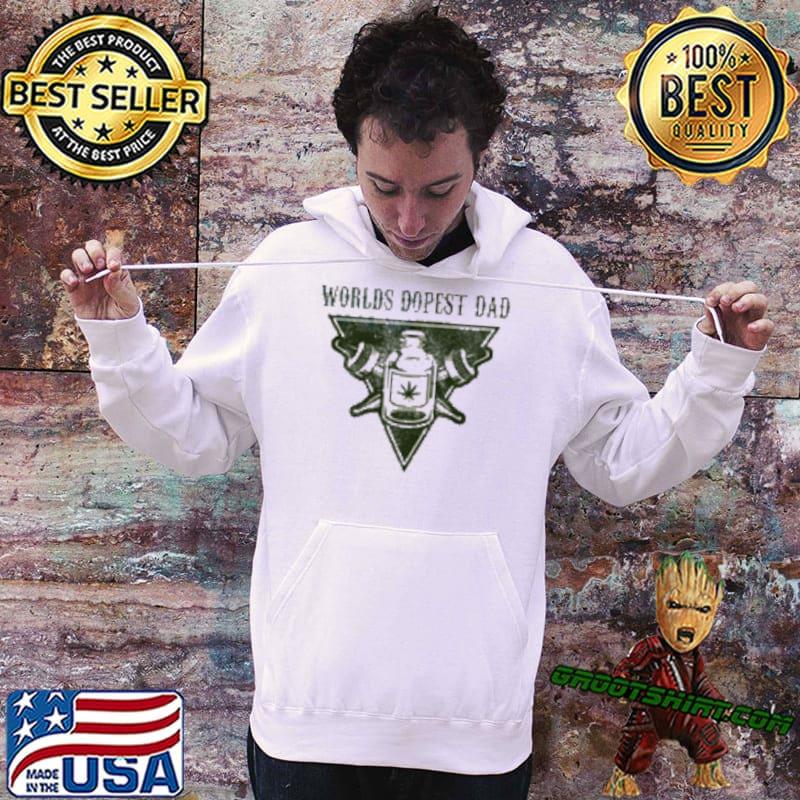 World s Dopest Dad Weed Marijuana Cannabis Shirt hoodie sweater