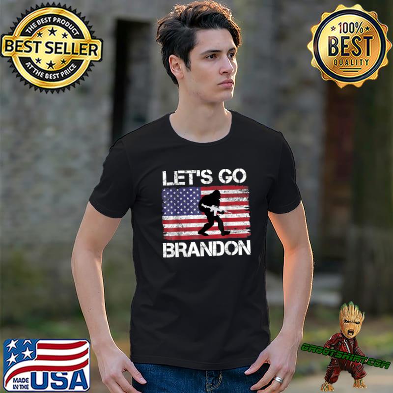 Let's Go Brandon Short Sleeve Shirt  Order Cotton Brandon TShirts Made in  the USA