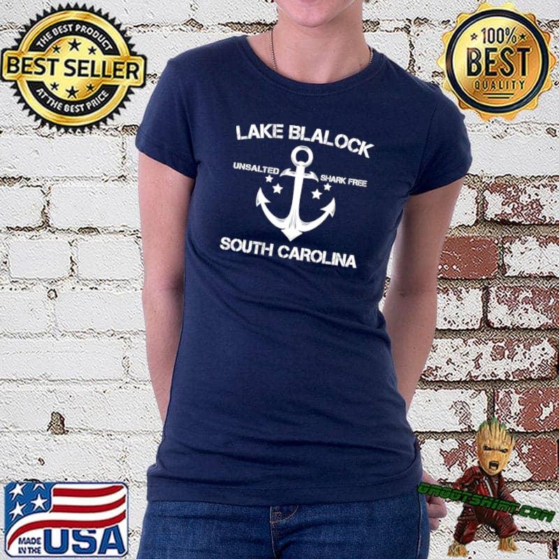 Top LAKE BLALOCK SOUTH CAROLINA Funny Fishing Camping T-shirt, hoodie