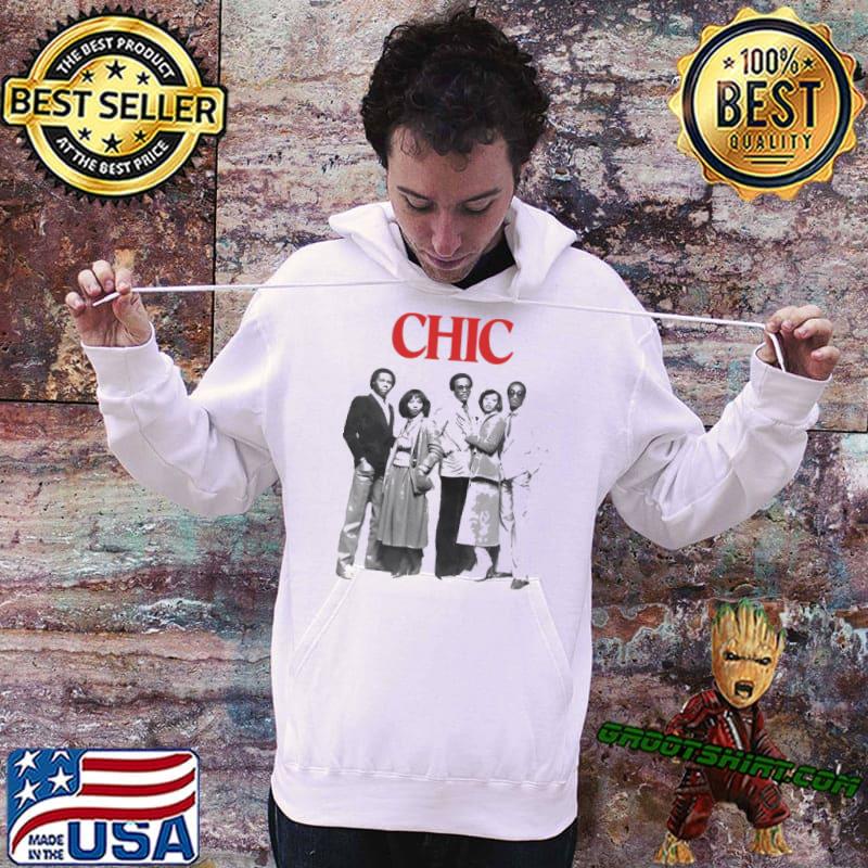 spin sej Forladt Chic ft. nile rodgers rock band 70s shirt, hoodie, sweater, long sleeve and  tank top