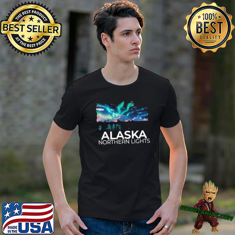 Alaskan northern lights aurora borealis classic shirt