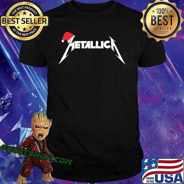 Christmas Metallica Santa Hat Shirt