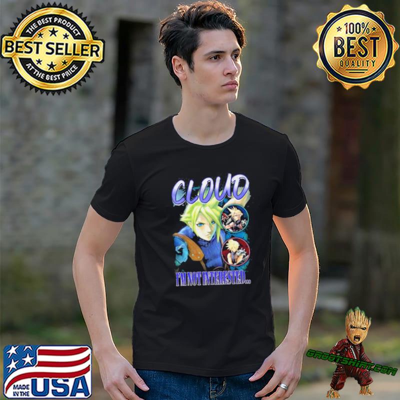 Cloud I’m Not Intersted Smash Bros Vintage Graphic classic shirt