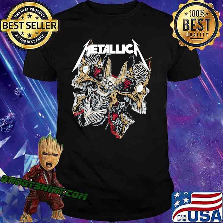 Metallica Skull Moth Butterfly Shirt