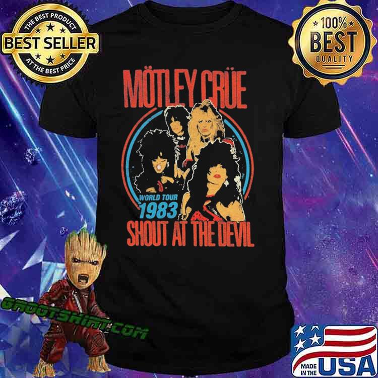 Motley Crue World Tour 1983 Shout At the Devil Shirt