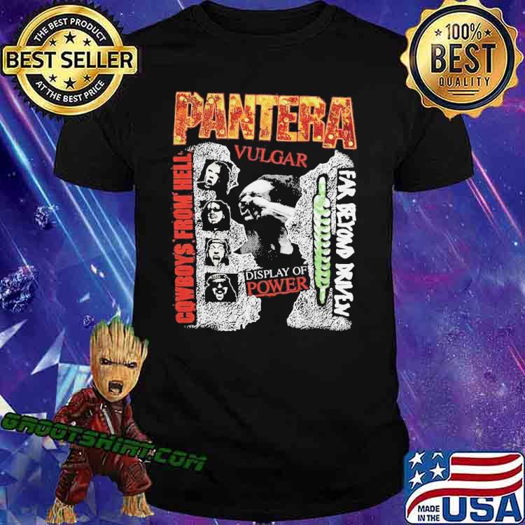 Pantera Vulgar Display Of Power 3 Albums Shirt