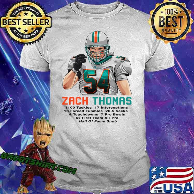 Zach Thomas 1100 taokles hall of fame snub T-Shirt