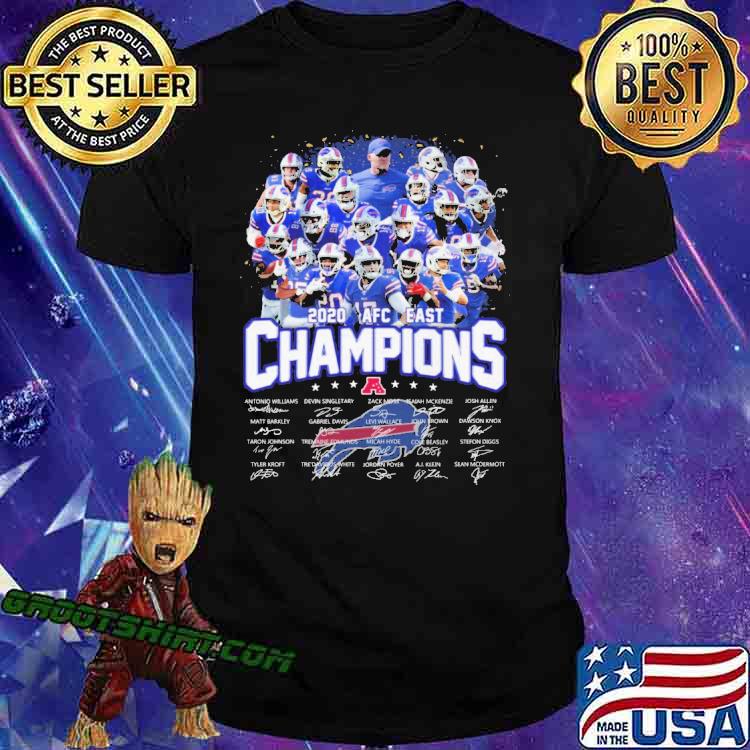 2020 AFC East Champions Buffalo Bills Signature Shirt