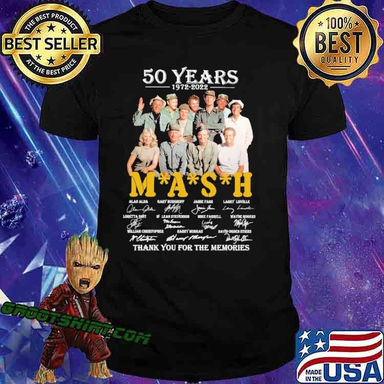 50 Years 1972 2022 Mash Thank You For The Memories Shirt