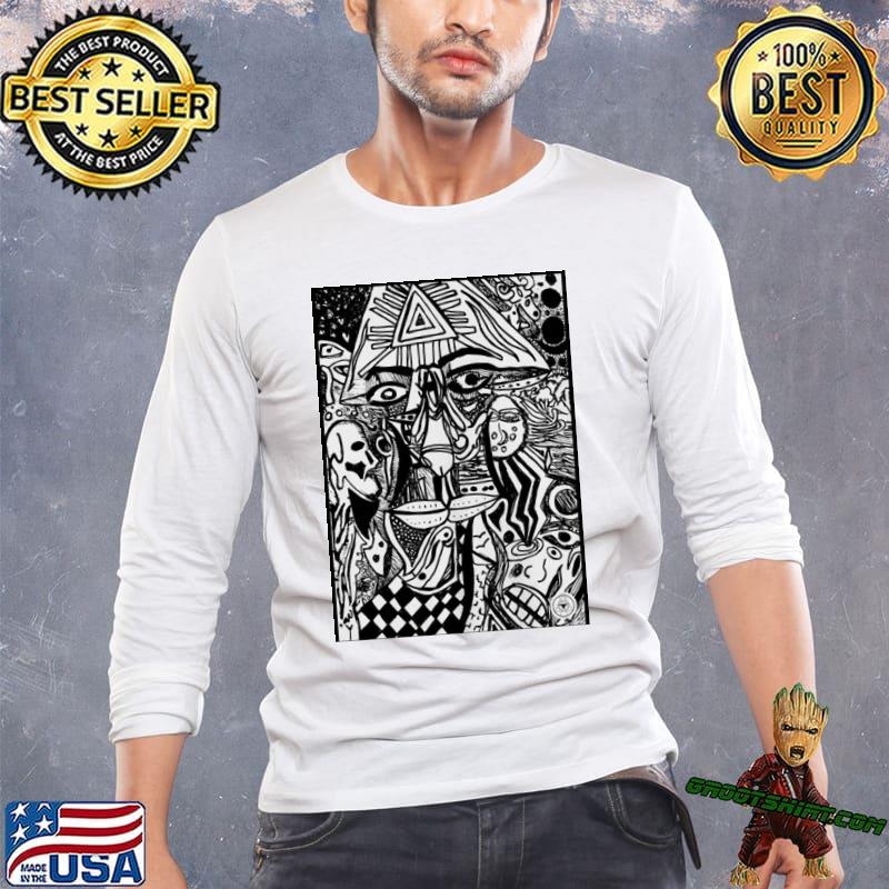 Aesthetic design of aleister crowley classic shirt