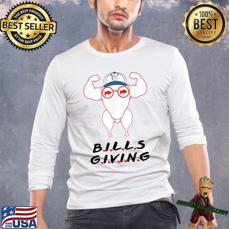 Bills Giving Cute Chicken Strong Football Thanksgiving T-Shirt