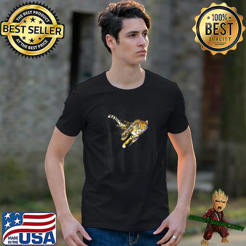 Cheetah Design Running Cheetah Gift Tee T-Shirt