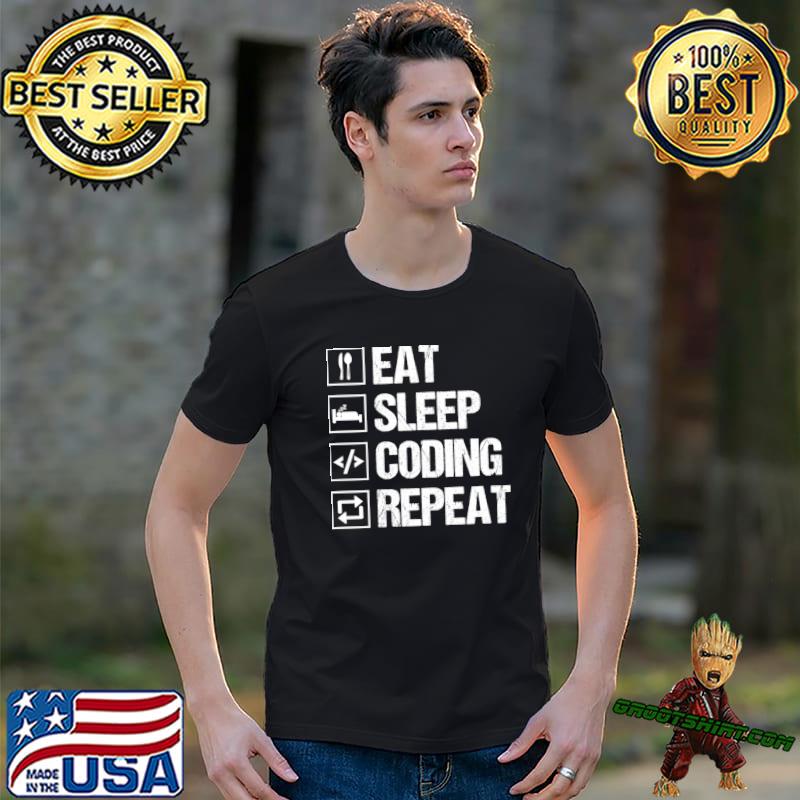Eat sleep coding repeat T-Shirt