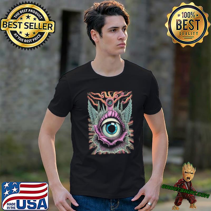 Eyeball Aesthetic Distressed Grunge Weirdcore T-Shirt