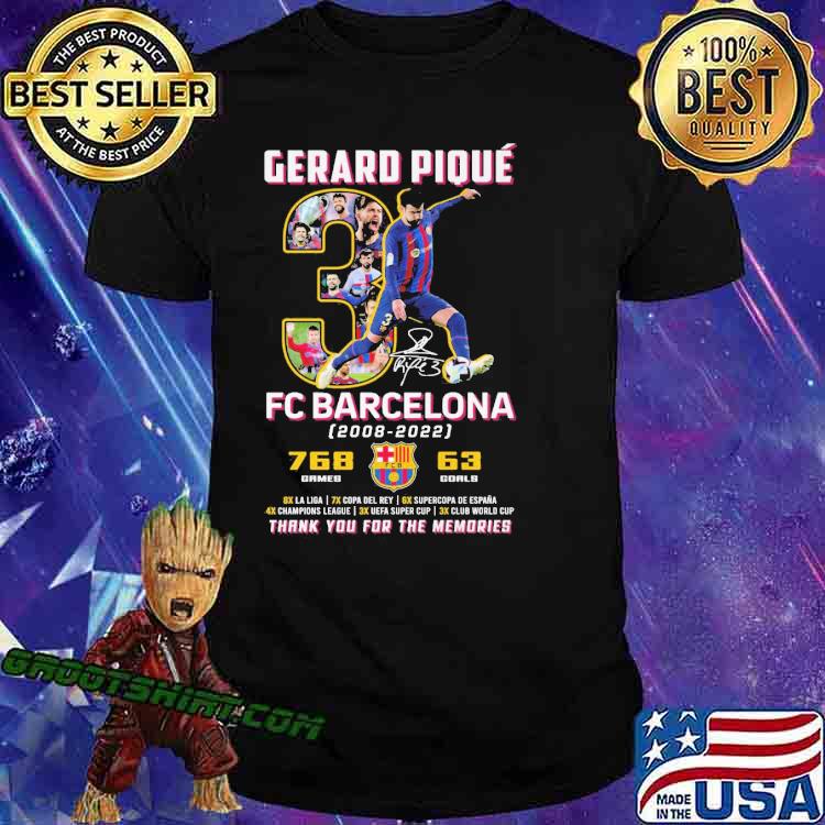 Gerard Pique 3 FC Barcelona Shirt