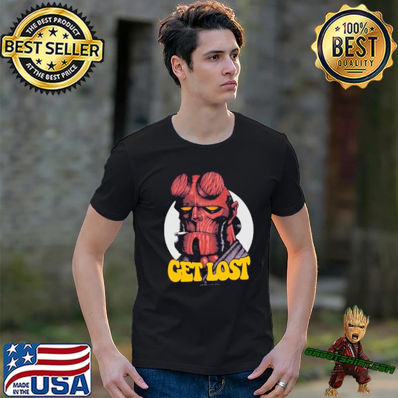Get lost hellboy graphic for fans shirt