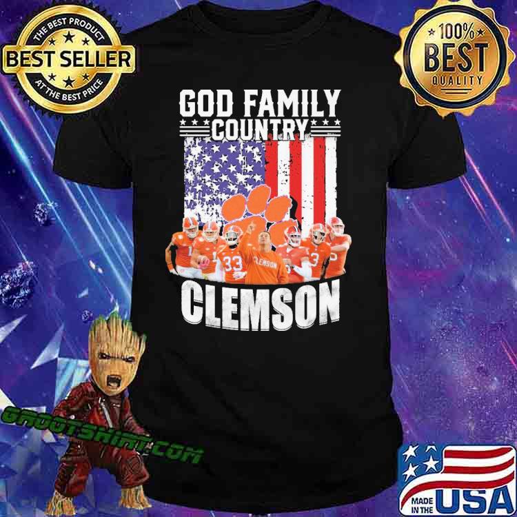 God Family Country Clemson Shirt