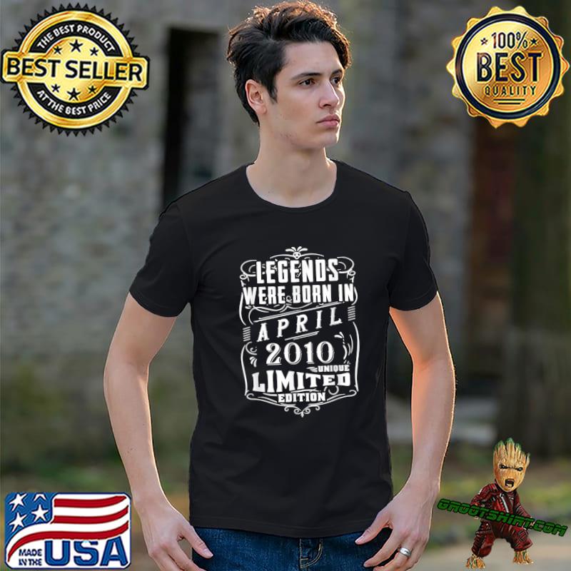 Legends Were Born In April 2010 Limited Edition Used T-Shirt