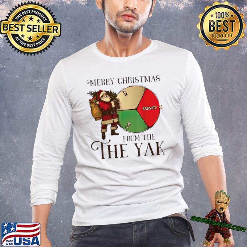 Merry Christmas From The Yak Santa Claus T-Shirt