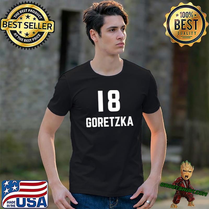 Number 18 Football player leon goretzka classic shirt