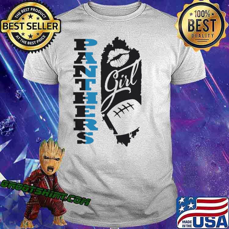 Panthers Girl Lip Baseball Shirt