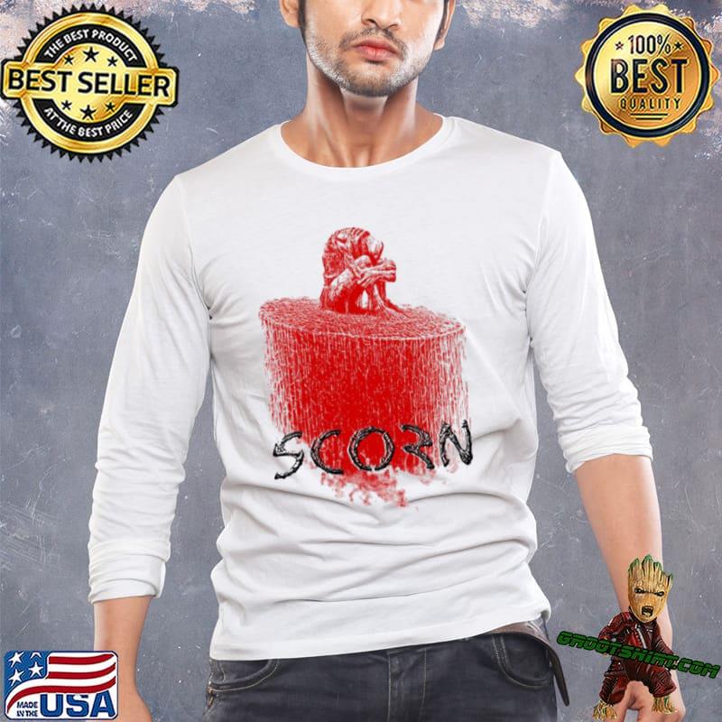 Red scorn art classic shirt