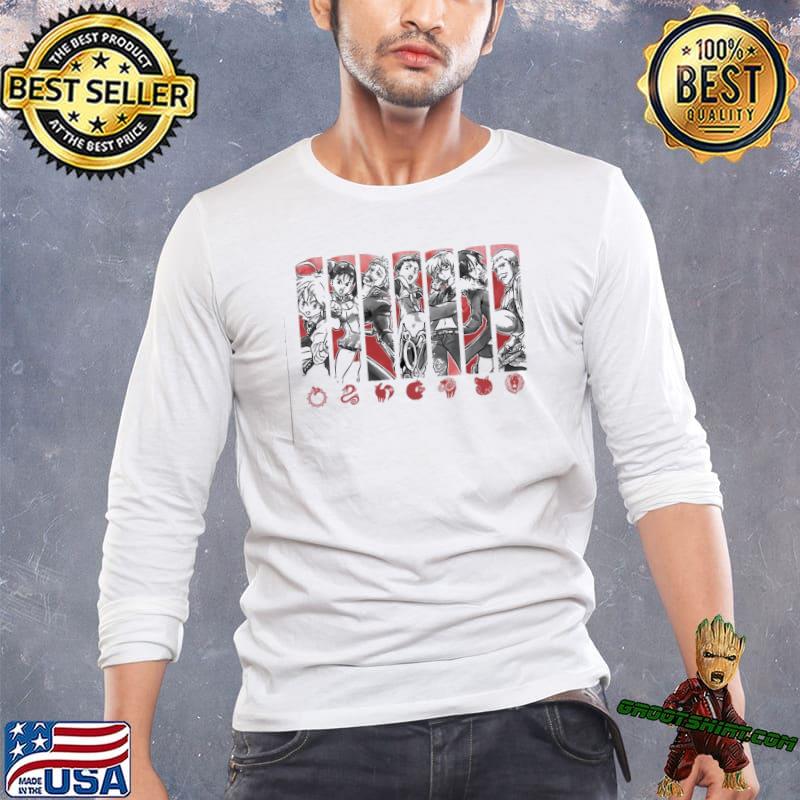 Sins team symbols collection seven deadly sins shirt