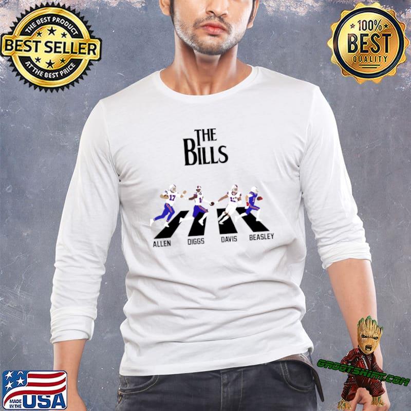 The Bills Allen Diggs Dacis Beasley Abbey Road Basketball T-Shirt