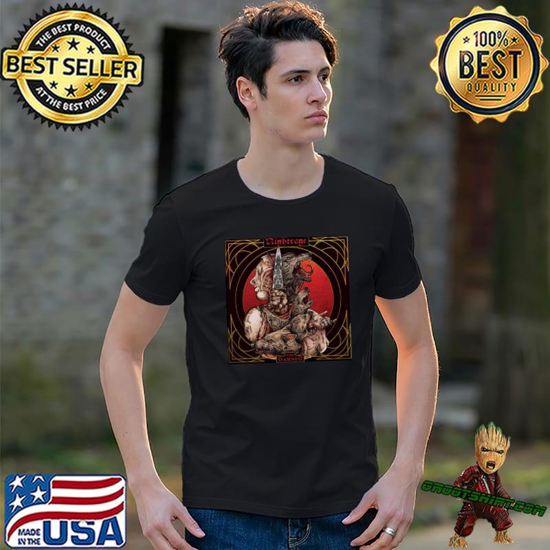 The damned wolf and sword trending shirt