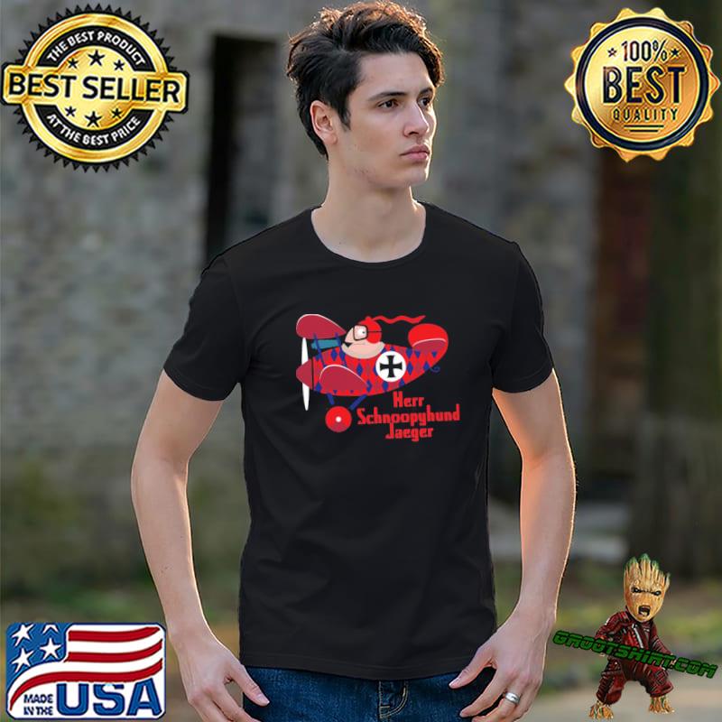 The red baron her schnoopyhund jaeger classic shirt