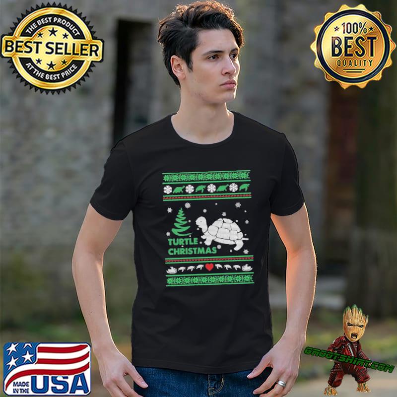 Turtle knit christmas trending shirt