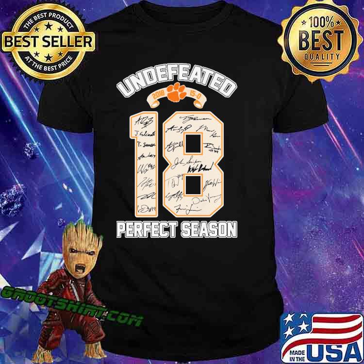 Undefeated 18 Perfect Season shirt