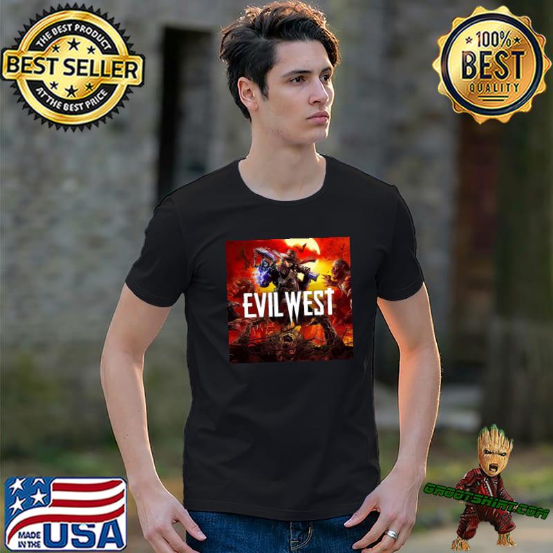 Video game evil west graphic classic shirt