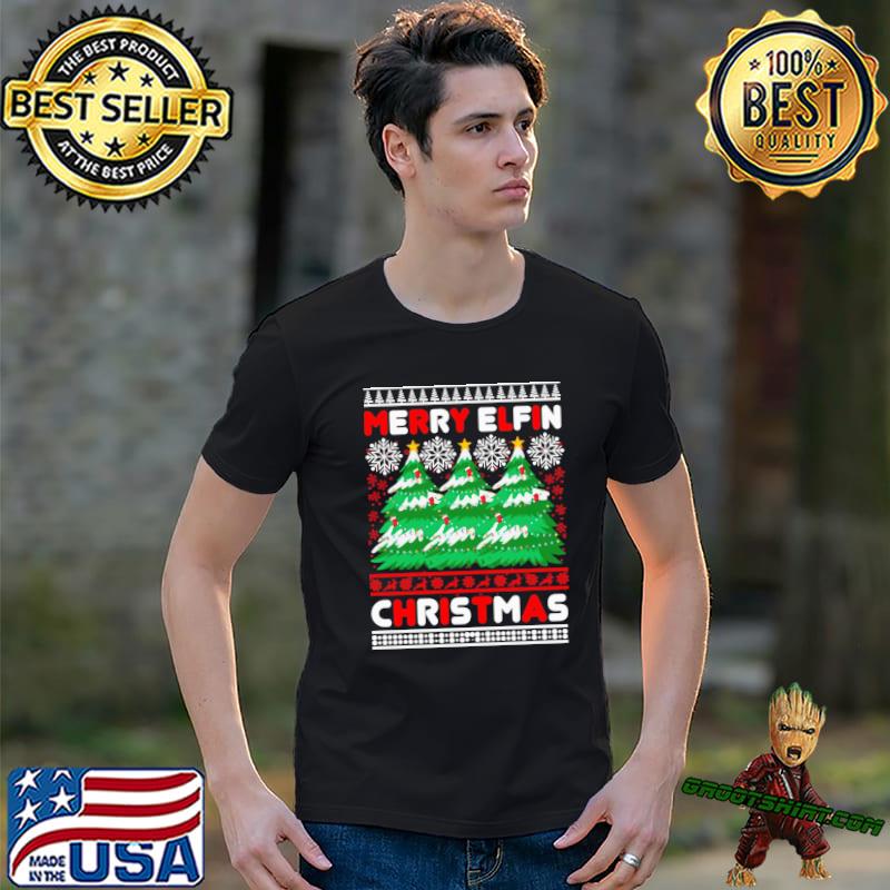 Xmas gifts merry elfin christmas ugly classic shirt