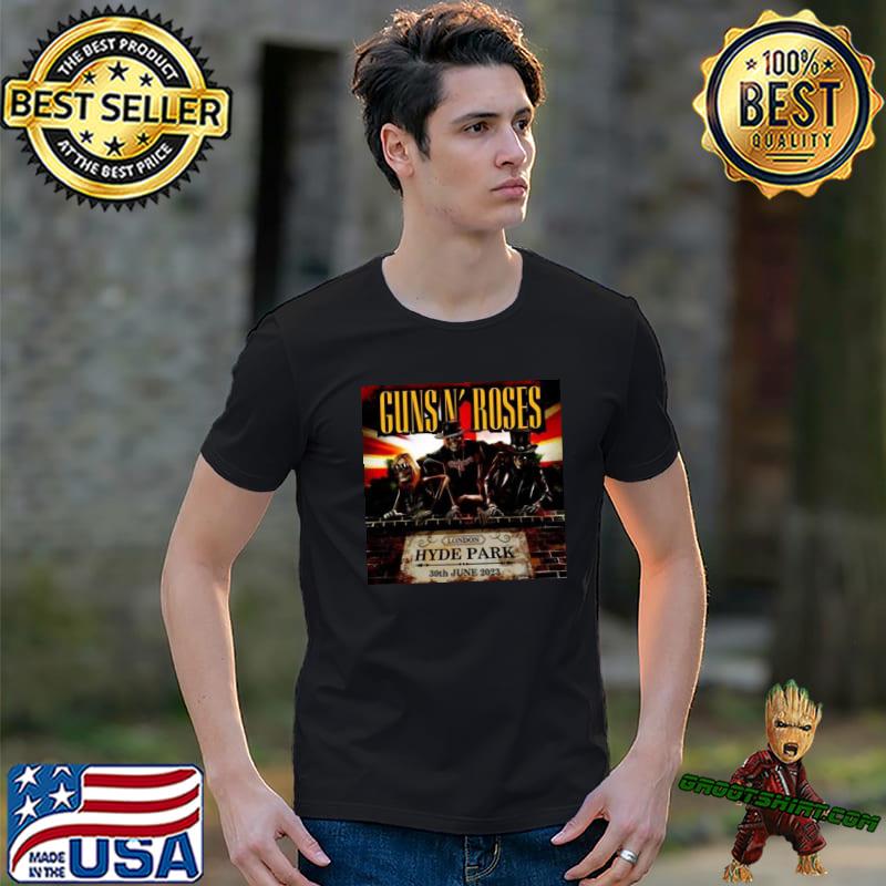 30th june 2023 bst hyde park london guns n' roses trending shirt