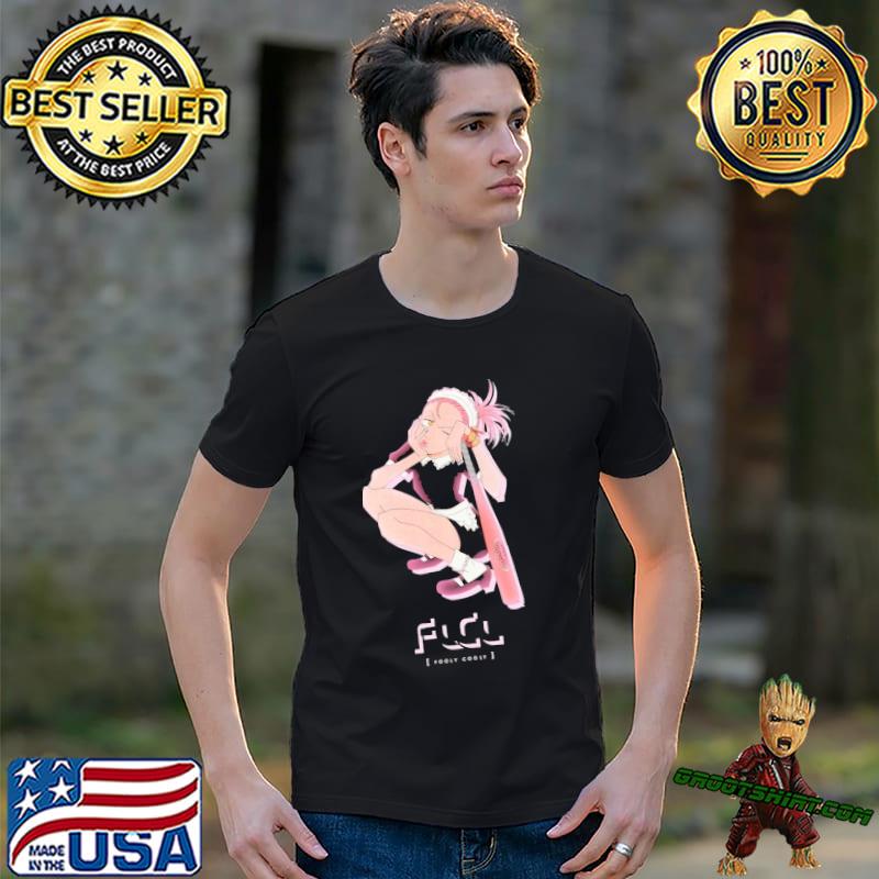 Baseball girl haruhara haruko flcl fooly cooly shirt