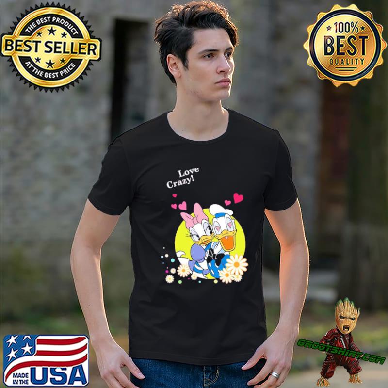 Donald duck and daisy duck love crazy classic shirt