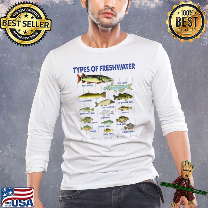Fishing Types Of Freshwater Fish Species Toddler T-Shirt