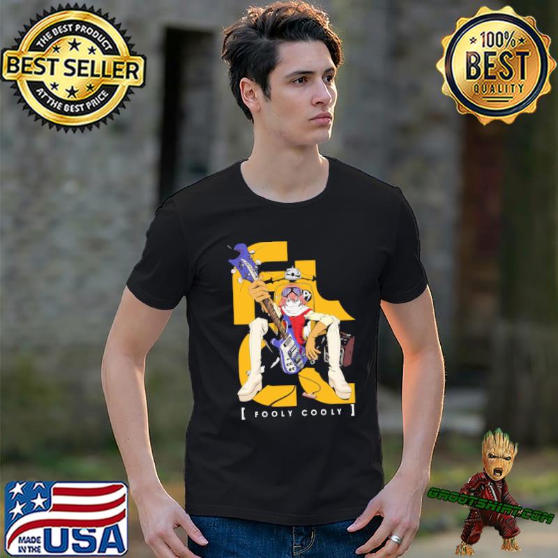 Fooly haruko and the guitar flcl fooly cooly classic shirt